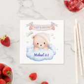 Serviette En Papier Happy Birthday Personalized Paper Napkin (En situation)