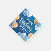 Serviette En Papier Happy Birthday to You (Coin)