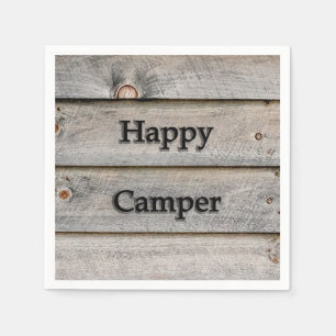 Serviette En Papier Happy Camper