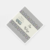 Serviette En Papier Happy Campers RV personnalisé (Coin)