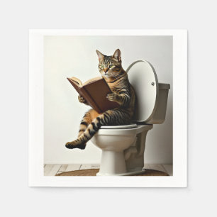 Serviette En Papier Happy Cat : Cute Kitten Design pour Amoureux de le