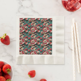 Serviette En Papier Happy Christmas origami 11 - Paper Napkins
