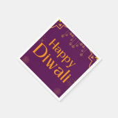 Serviette En Papier Happy Diwali Party  (Coin)