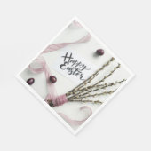 SERVIETTE EN PAPIER HAPPY EASTER (Coin)