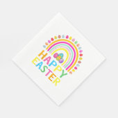 Serviette En Papier Happy Easter Bunny Easter Egg Hunt Easter Women Gi (Coin)