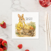 Serviette En Papier Happy Easter Bunny Rabbit Baby Shower (En situation)