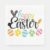 Serviette En Papier Happy Easter Eggs (Devant)