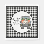 Serviette En Papier Happy Easter Truck  (Devant)