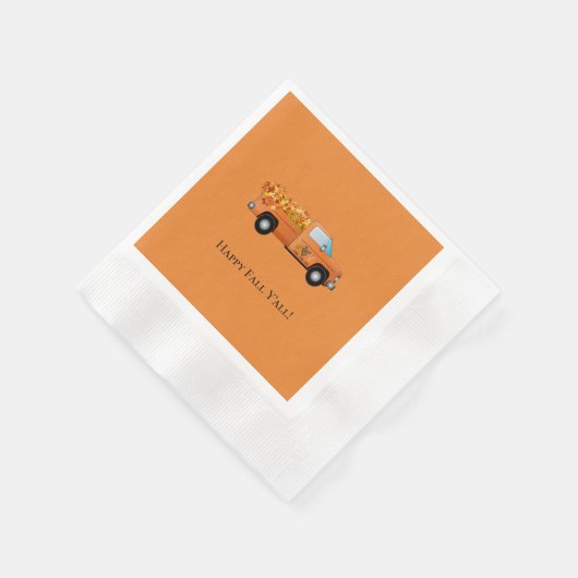 Serviette En Papier Happy Fall Y'all Papier Napkin (Coin)