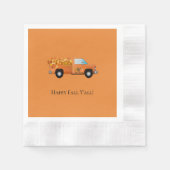 Serviette En Papier Happy Fall Y'all Papier Napkin (Devant)