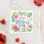 Serviette En Papier Happy flower simple Libreta con espiral (En situation)