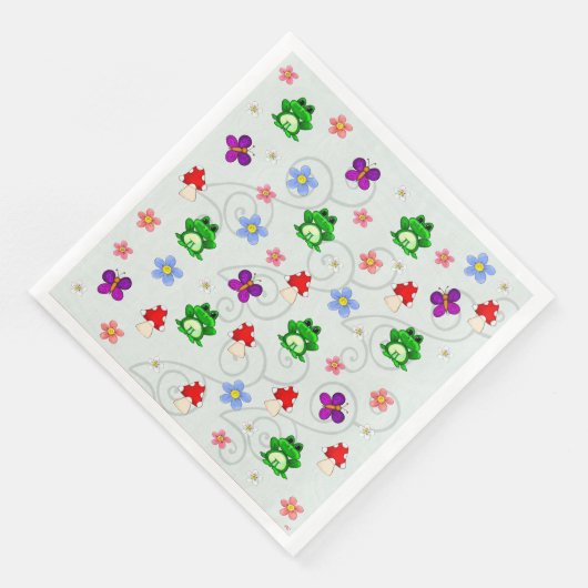 Serviette En Papier Happy Frog (Coin)