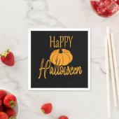 Serviette En Papier Happy Halloween (En situation)