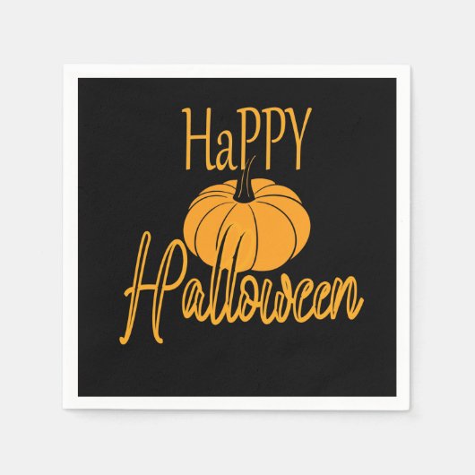 Serviette En Papier Happy Halloween (Devant)