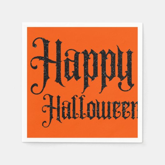 Serviette En Papier Happy Halloween (Devant)