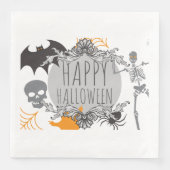 Serviette En Papier Happy Halloween (Devant)