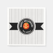 Serviette En Papier Happy Halloween Citrouille ID212 (Devant)
