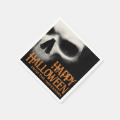 Serviette En Papier Happy Halloween déplaisant crâne fantôme noir oran (Coin)
