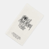 Serviette En Papier Happy Halloween drôle effrayant Araignée Cobweb (Coin)