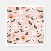 Serviette En Papier Happy Halloween Éffrayant Cute & Festive Halloween (Devant)