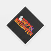 Serviette En Papier Happy Halloween Graphic (Coin)