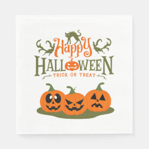 Serviette En Papier Happy Halloween - Halloween Cool