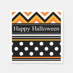 Serviette En Papier Happy Halloween Motif moderne