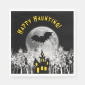 Serviette En Papier Happy Haunween heureux (Devant)