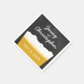 Serviette En Papier Happy Hour Brewery Craft Bière Party Napkins (Coin)