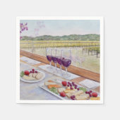 Serviette En Papier Happy Hour du Train de Vin (Devant)