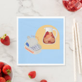 Serviette En Papier Happy Hour Espagne (En situation)