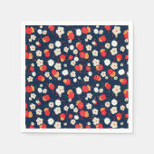 Serviette En Papier Happy Little Flowers Pattern (Devant)
