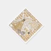 Serviette En Papier Happy New Year Gold (Coin)