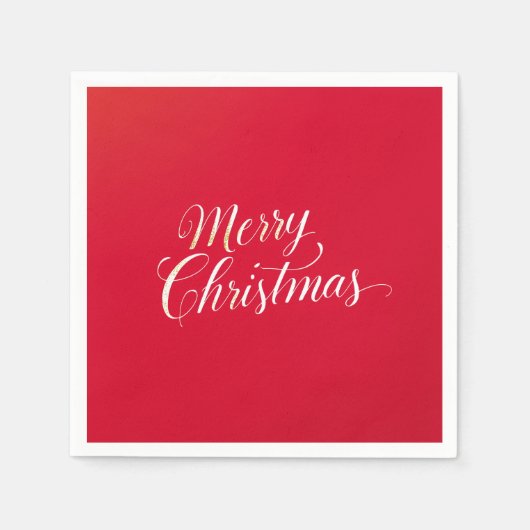 Serviette En Papier Happy New Year Merry Christmas Holiday Season (Devant)