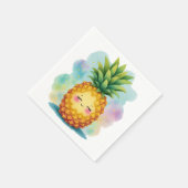 Serviette En Papier Happy Pineapple Napkins (Coin)