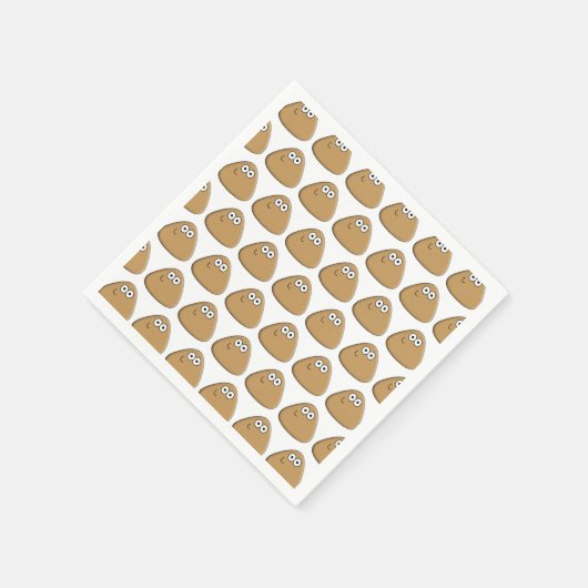 Serviette En Papier Happy Pou - Napkin (Coin)