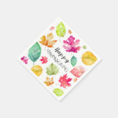Serviette En Papier Happy Thanksgiving (Coin)