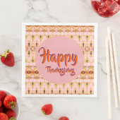 Serviette En Papier Happy Thanksgiving (En situation)
