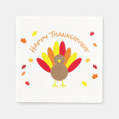 Serviette En Papier Happy Thanksgiving (Devant)