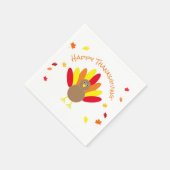 Serviette En Papier Happy Thanksgiving (Coin)