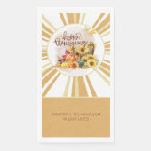 Serviette En Papier Happy Thanksgiving (Devant)