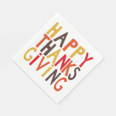 Serviette En Papier Happy Thanksgiving! Paper Cup (Coin)