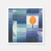 Harbinger of autumn abstract water color Paul Klee