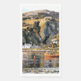 SERVIETTE EN PAPIER HARBOUR BARMOUTH WALES