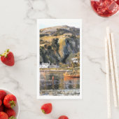 SERVIETTE EN PAPIER HARBOUR BARMOUTH WALES (En situation)