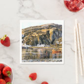 SERVIETTE EN PAPIER HARBOUR BARMOUTH WALES (En situation)