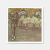 Serviette En Papier Harlequin Danse, Degas Art (Devant)