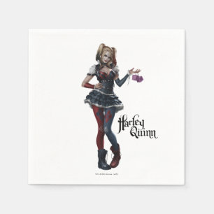 Serviette En Papier Harley Quinn Avec Dice Fuzzy