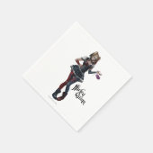 Serviette En Papier Harley Quinn Avec Dice Fuzzy (Coin)