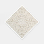 Serviette En Papier Harmonie géométrique Mariage personnalisé serviett (Coin)
